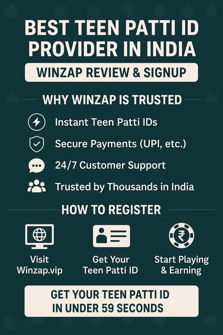 Best Teen Patti ID Provider in India | Winzap Review, Signup